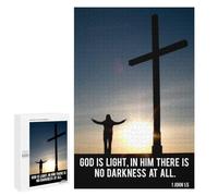 Rompecabezas para Adolescentes1000 PCS Christian Quote of Bible Rompecabezas para Adultos Juegos Divertidos Desafío Difícil Oferta como Regalos para Toda La Familia 1000 PCS