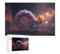 Rompecabezas para Adolescentes1000 PCS Galactic Snail Cosmic Shell Wonder Rompecabezas para Adultos Juegos Divertidos Alivia El Estrés Oferta como Regalos para Toda La Familia 1000 PCS