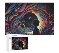 Rompecabezas para Adolescentes1000 PCS Inner Journey A Whimsical Artwork Rompecabezas para Adultos Juegos Divertidos Alivia El Estrés Oferta como Regalos para Toda La Familia 1000 PCS