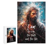 Rompecabezas para Adolescentes1000 PCS Jesus Bible Verse Rompecabezas para Adultos Juegos Divertidos Desafío Difícil Oferta como Regalos para Toda La Familia 1000 PCS