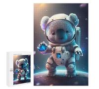 Rompecabezas para Adolescentes1000 PCS Koala Astronaut in Space Rompecabezas para Adultos Juegos Divertidos Desafío Difícil Oferta como Regalos para Toda La Familia 1000 PCS