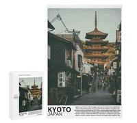 Rompecabezas para Adolescentes1000 PCS Kyoto Japan Rompecabezas para Adultos Juegos Divertidos Desafío Difícil Oferta como Regalos para Toda La Familia 1000 PCS
