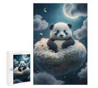 Rompecabezas para Adolescentes1000 PCS Panda Dreams in Cloudland Rompecabezas para Adultos Juegos Divertidos Desafío Difícil Oferta como Regalos para Toda La Familia 1000 PCS