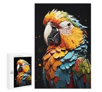 Rompecabezas para Adolescentes1000 PCS Parrot Bird Animals Rompecabezas para Adultos Juegos Divertidos Desafío Difícil Oferta como Regalos para Toda La Familia 1000 PCS