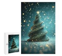Rompecabezas para Adolescentes1000 PCS Sparkling Christmas Tree Rompecabezas para Adultos Juegos Divertidos Desafío Difícil Oferta como Regalos para Toda La Familia 1000 PCS
