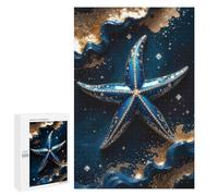 Rompecabezas para Adolescentes1000 PCS Starfish Kintsugi Art Rompecabezas para Adultos Juegos Divertidos Desafío Difícil Oferta como Regalos para Toda La Familia 1000 PCS