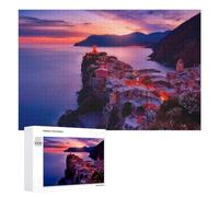 Rompecabezas para Adolescentes1000 PCS Vernazza Sunset Coastal Charm Unveiled Rompecabezas para Adultos Juegos Divertidos Alivia El Estrés Oferta como Regalos para Toda La Familia 1000 PCS