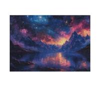 Rompecabezas para Adolescentes1000pcs(38x26cm) Galaxy Sunset Landscape Rompecabezas para Adultos Juego De Ingenio Mejora La Memoria Ayuda A Ejercitar El Cerebro 1000pcs(38x26cm)