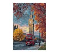 Rompecabezas para Adolescentes1000pcs(38x26cm) London Autumn Scene with Big Ben-1 Rompecabezas para Adultos Juego Familiar Corte De Precisión Ayuda A Ejercitar El Cerebro 1000pcs(38x26cm)
