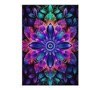 Rompecabezas para Adolescentes1000pcs(38x26cm) Mandala No.3 Rompecabezas para Adultos Juego De Ingenio Mejora La Memoria Ayuda A Ejercitar El Cerebro 1000pcs(38x26cm)