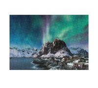 Rompecabezas para Adolescentes1000pcs(38x26cm) Norway Lofoten Islands Rompecabezas para Adultos Juego De Ingenio Mejora La Memoria Ayuda A Ejercitar El Cerebro 1000pcs(38x26cm)