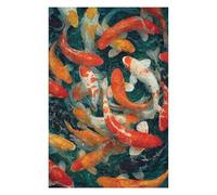 Rompecabezas para Adolescentes1000pcs(75x50cm) Colorful Koi Fish Painting-10 Rompecabezas para Adultos Juego Familiar Regalos para Mujeres Ayuda A Ejercitar El Cerebro 1000pcs(75x50cm)