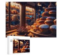 Rompecabezas para Adolescentes300 PCS Bakery Delights Sweet Treats Galore Rompecabezas para Adultos Juegos Divertidos Alivia El Estrés Oferta como Regalos para Toda La Familia 300 PCS