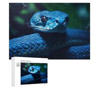Rompecabezas para Adolescentes300 PCS Blue Serpent in Shadows Rompecabezas para Adultos Juegos Divertidos Alivia El Estrés Oferta como Regalos para Toda La Familia 300 PCS