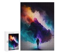 Rompecabezas para Adolescentes300 PCS Colorful Clouds A Journey of Colors Rompecabezas para Adultos Juegos Divertidos Desafío Difícil Oferta como Regalos para Toda La Familia 300 PCS