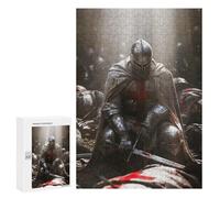 Rompecabezas para Adolescentes300 PCS Crusader Chronicles Rompecabezas para Adultos Juegos Divertidos Desafío Difícil Oferta como Regalos para Toda La Familia 300 PCS