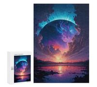 Rompecabezas para Adolescentes300 PCS Galactic Reflections -9 Rompecabezas para Adultos Juegos Divertidos Desafío Difícil Oferta como Regalos para Toda La Familia 300 PCS