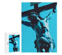 Rompecabezas para Adolescentes300 PCS Jesus Art Rompecabezas para Adultos Juegos Divertidos Desafío Difícil Oferta como Regalos para Toda La Familia 300 PCS