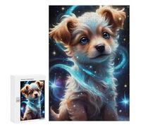Rompecabezas para Adolescentes300 PCS Magical Puppy in Space Rompecabezas para Adultos Juegos Divertidos Alivia El Estrés Oferta como Regalos para Toda La Familia 300 PCS