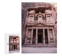 Rompecabezas para Adolescentes300 PCS Petra Jordania Rompecabezas para Adultos Juegos Divertidos Desafío Difícil Oferta como Regalos para Toda La Familia 300 PCS