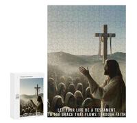 Rompecabezas para Adolescentes300 PCS Quotes Jesuschrist 6 Rompecabezas para Adultos Juegos Divertidos Desafío Difícil Oferta como Regalos para Toda La Familia 300 PCS