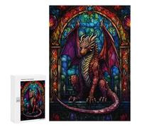 Rompecabezas para Adolescentes300 PCS Ruby Scalebreaker Dragon Rompecabezas para Adultos Juegos Divertidos Desafío Difícil Oferta como Regalos para Toda La Familia 300 PCS