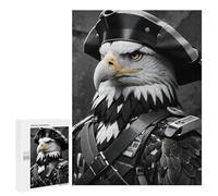 Rompecabezas para Adolescentes500 PCS Black and White Eagle Rompecabezas para Adultos Juegos Divertidos Desafío Difícil Oferta como Regalos para Toda La Familia 500 PCS