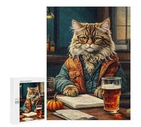 Rompecabezas para Adolescentes500 PCS Intelectual Cute Cat Rompecabezas para Adultos Juegos Divertidos Desafío Difícil Oferta como Regalos para Toda La Familia 500 PCS