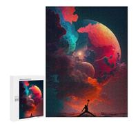 Rompecabezas para Adolescentes500 PCS Journey Beyond The Stars Rompecabezas para Adultos Juegos Divertidos Desafío Difícil Oferta como Regalos para Toda La Familia 500 PCS