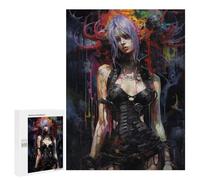 Rompecabezas para Adolescentes500 PCS Punk Girl No4 Rompecabezas para Adultos Juegos Divertidos Desafío Difícil Oferta como Regalos para Toda La Familia 500 PCS