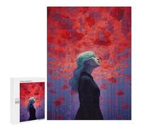 Rompecabezas para Adolescentes500 PCS Rain of Roses Rompecabezas para Adultos Juegos Divertidos Desafío Difícil Oferta como Regalos para Toda La Familia 500 PCS