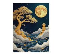 Rompecabezas para Adolescentes52x38cm/1000pcs Abstract Bonsai Tree Rompecabezas para Adultos Juegos Relajantes Decoración del Hogar Reducción del Estrés Regalos 52x38cm/1000pcs