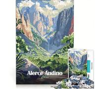 Rompecabezas para Adultos 1000 Alerce Andino Chile Paisaje Arte, Juegos Divertidos, Descompresión Intelectual, Mejora del Amor Entre Parejas 50x75cm