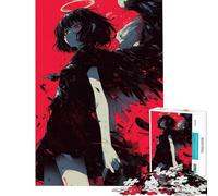 Rompecabezas para Adultos 1000 Ángeles Caídos Diversión en casa Actividades Decoración artística para el hogar Juego práctico para Mayores de 14 años (50x75cm)