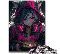Rompecabezas para Adultos 1000 Anime Catwoman para Mayores de 14 años Juegos educativos para Adultos y Adolescentes Obra de Arte Regalo 50x75cm