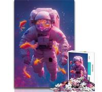 Rompecabezas para Adultos 1000 astronautas para Adolescentes un Juego desafiante para Todos para Mujeres Regalos para Hombres 38x26cm
