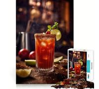 Rompecabezas para Adultos 1000 Bloody Mary Sharp Joint Play,Juego Divertido para ejercitar la Mente,Momento de diversión Tranquila,Arte navideño para el Ocio 38x52cm