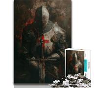 Rompecabezas para Adultos: 1000 Caballeros Medievales para Adolescentes un Juego desafiante para Todos para Mujeres Regalos para Hombres 38x26cm