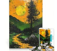 Rompecabezas para Adultos 1000 Caminos hacia el Sol Juegos Divertidos para Pintar Relajarse intelectualmente y Mejorar el Amor en Pareja 38x52cm