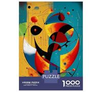 Rompecabezas Para Adultos 1000 Cosmic Crescents And Orbits - Mid-Century Modern Abstract Geometry Rompecabezas Para Adultos Juegos Relajantes Montaje De Patrones Regalos Para Amigos Y Familiares 70x50