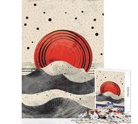 Rompecabezas para Adultos 1000 Crimson Tide Juego Imposible para Diversión Familiar Juguetes de Decoración para el Hogar con Piezas de Formas Al Azar Que Encajan Completamente (38X26cm)