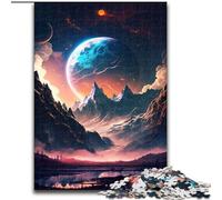 Rompecabezas para Adultos 1000 Dawn of Planet Landscape Rompecabezas desafiantes tamaño 38x26cm Juego para Adultos Regalo Juego Interactivo Familiar Desafío Cerebral Regalo