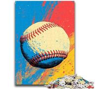 Rompecabezas para Adultos, 1000 Deportes de béisbol, Apto para Mayores de 14 años, Juego Intelectual, Juego Educativo para cumpleaños y Navidad, 50x75cm