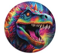 Rompecabezas para Adultos: 1000 Dinosaurios Coloridos, difíciles, para Adultos, Obras de Arte, decoración, Juguete de Inteligencia para Juegos Familiares en Interiores 67,5 x 67,5 cm