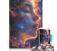 Rompecabezas para Adultos 1000 Diosas del Polvo de Estrellas de la Suerte Juego de ingenio Interacción Entre Padres e Hijos Fortalece el Amor Entre Parejas 38x26cm