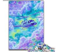 Rompecabezas para Adultos 1000 Dream Helicopter, Ayuda a ejercitar el Cerebro, Juguetes adictivos para Cultivar la Paciencia, decoración de Pared, 50x75cm