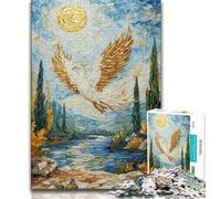 Rompecabezas para Adultos 1000 Fantasy Phoenix, Juguetes educativos, Juego Educativo para cumpleaños, Navidad a Partir de 14 años, 38x26cm