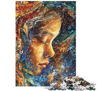 Rompecabezas para Adultos 1000 fascinantes Rompecabezas de diosas cósmicas para Adolescentes antiestrés Juguetes difíciles y desafiantes Juegos educativos (38x26cm)