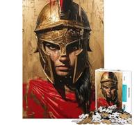Rompecabezas para Adultos 1000 Figuras de guerreras Juguetes antiestrés Una Obra de Arte Regalos para Amigos y Familiares (tamaño 38x52cm)