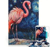 Rompecabezas para Adultos 1000 Flamingo Serenade, Juego de ingenio, Interesante para Reducir el estrés, Regalo de Juego desafiante 50x75cm